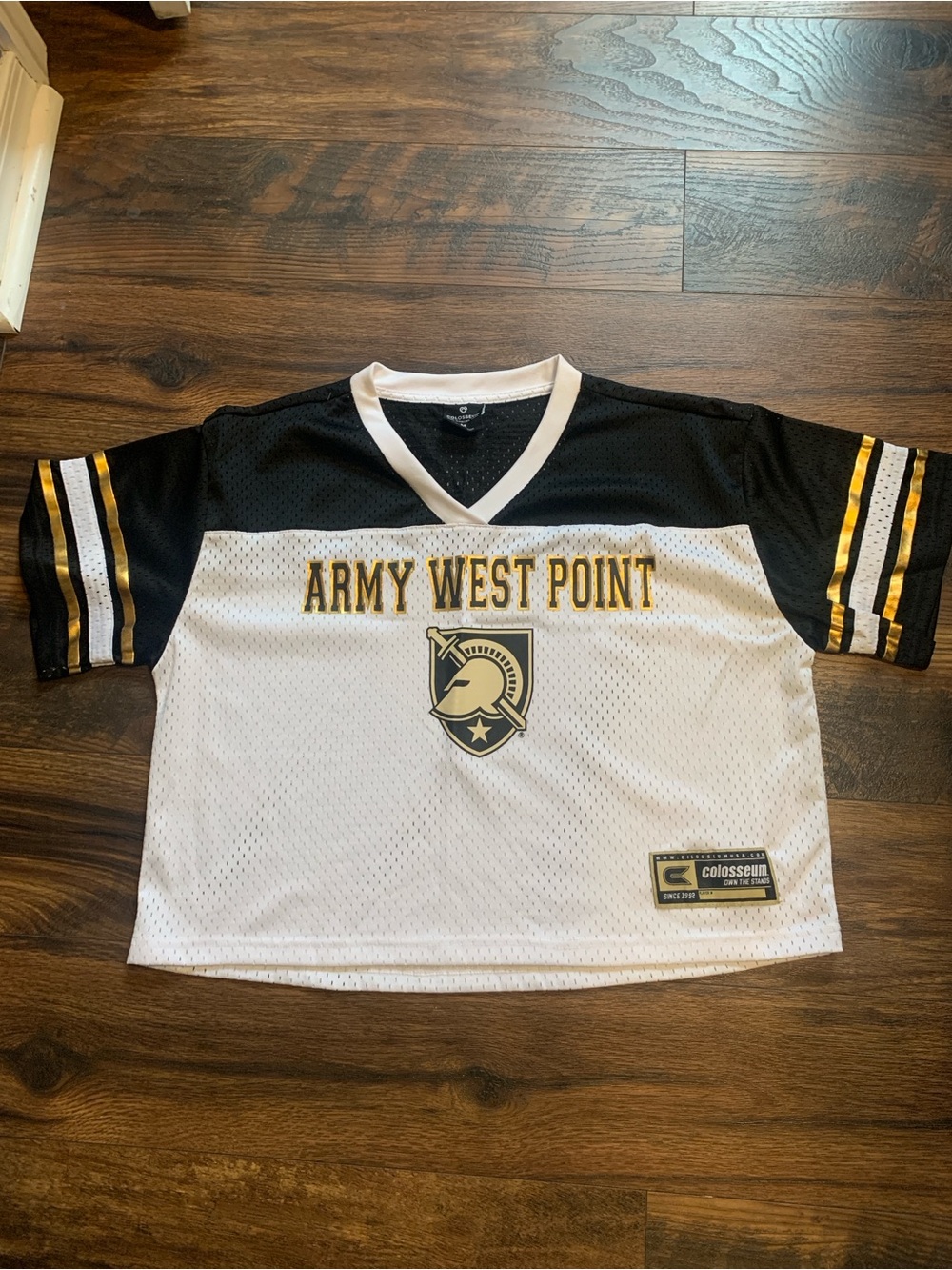 Colosseum Army West Point Black White and Gold Jersey